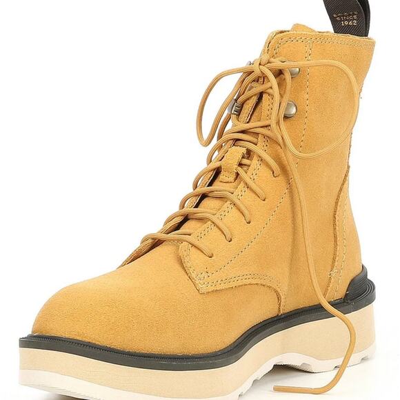 NWT Sorel Hi Line Lace Up Waterproof Platform Boots Suede Leather Women 9.5 $185 - Picture 2 of 12